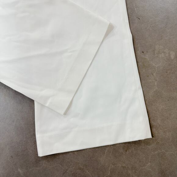 Antonio Melani Aveida Stretch Pique Straight Leg Cropped Pants Ivory Sz 14 NWT - Picture 6 of 11